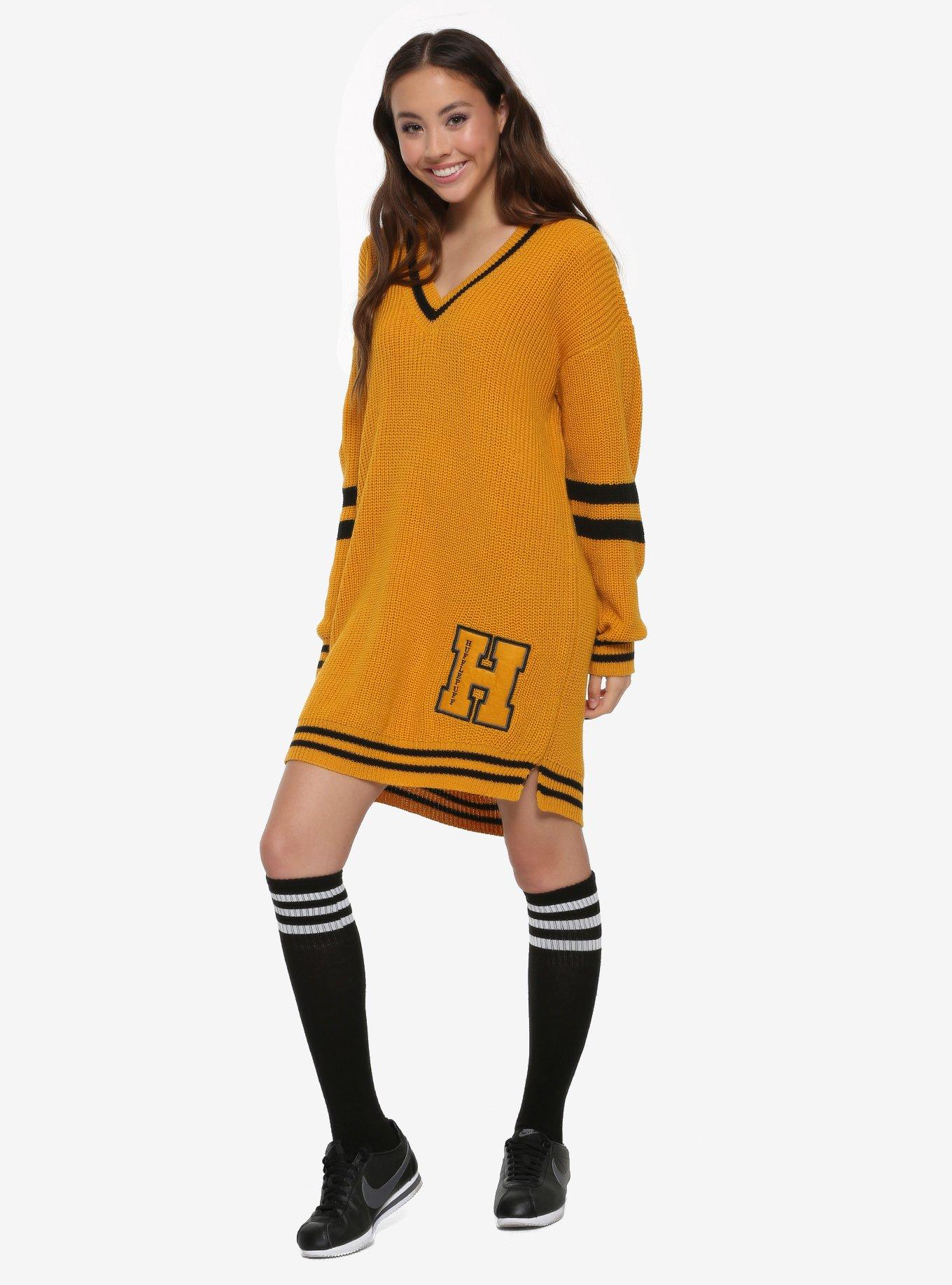 Harry Potter Hufflepuff Sweater Dress, , alternate