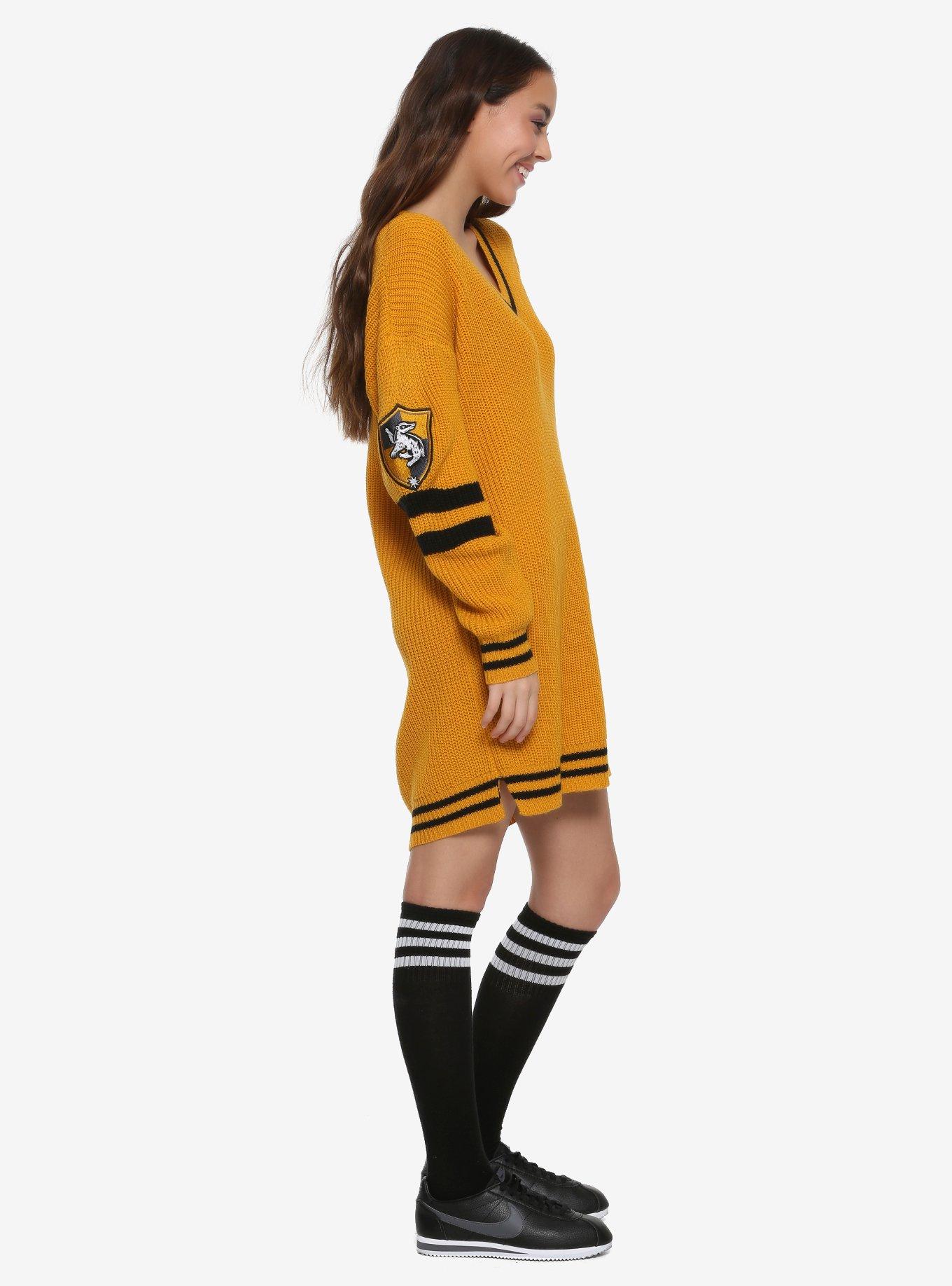 Harry Potter Hufflepuff Sweater Dress, , alternate