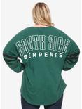 Riverdale Southside Serpents Oil Wash Girls Athletic Jersey Plus Size, MULTI, alternate