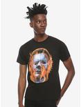 Rock Rebel Halloween II Michael Myers Flames T-Shirt, MULTI, alternate