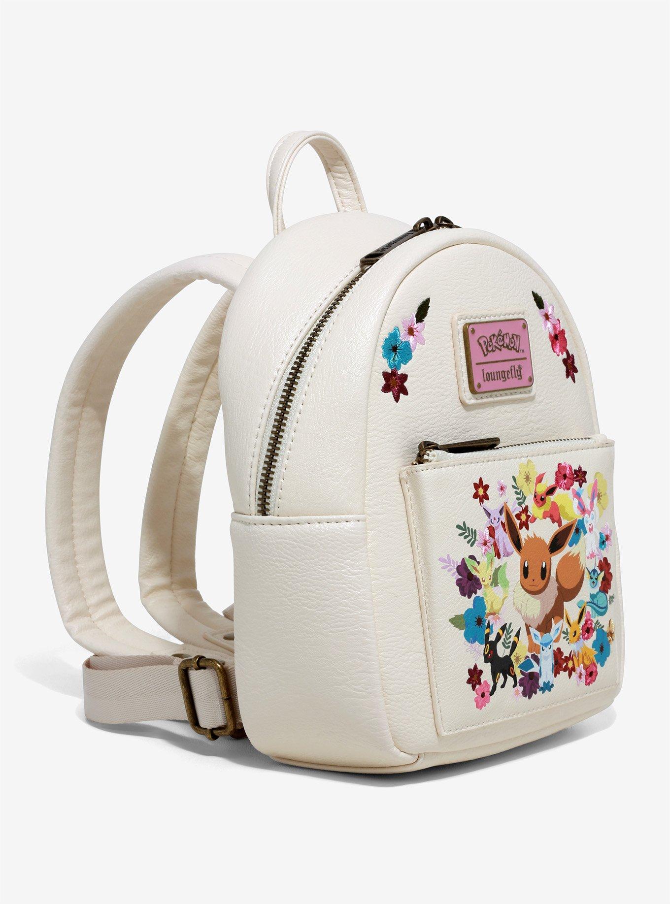 Loungefly Pokemon Eeveelutions Floral Mini Backpack, , alternate