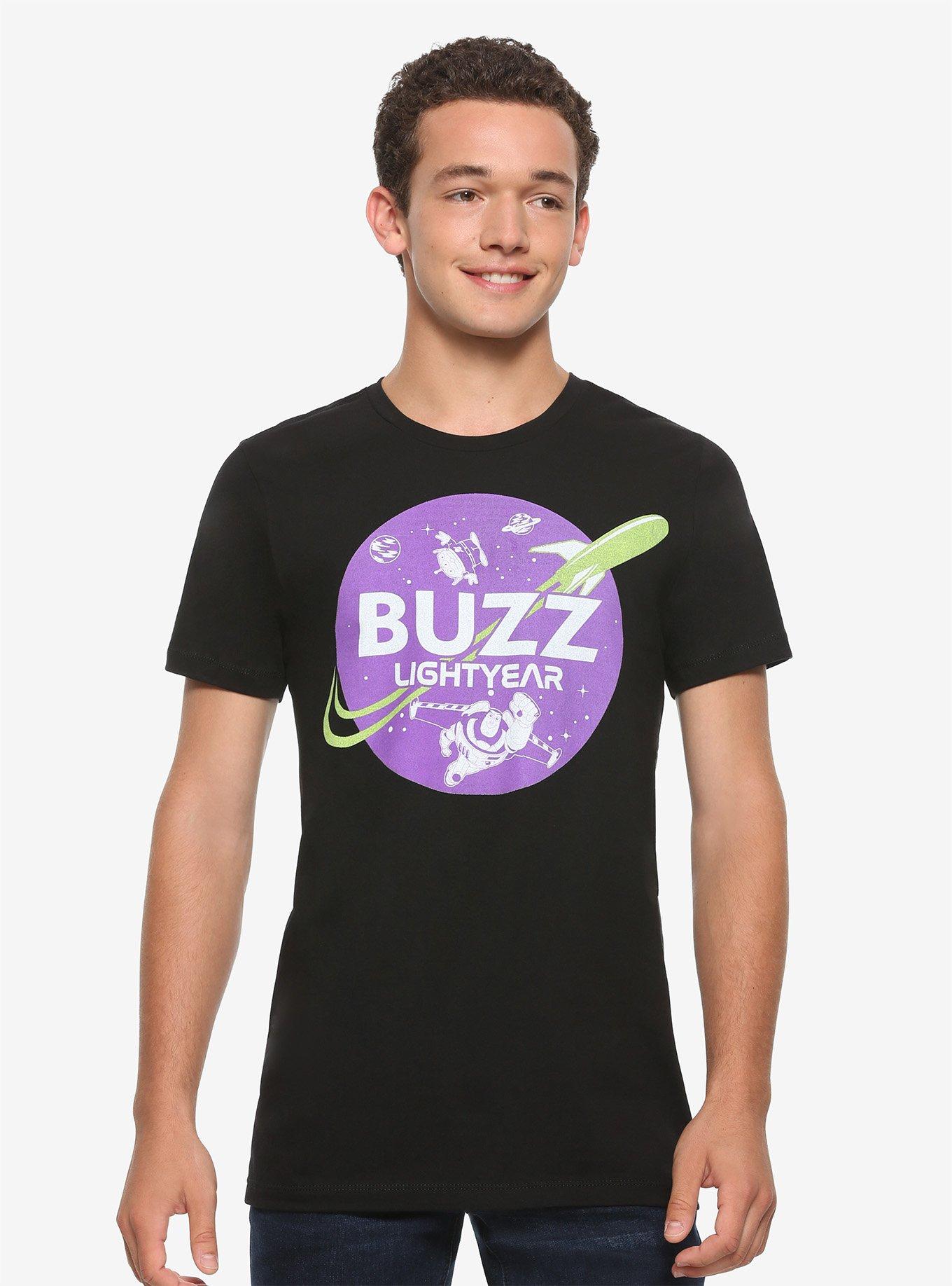 Disney Pixar Toy Story Buzz Lightyear Purple Logo T-Shirt, PURPLE, alternate
