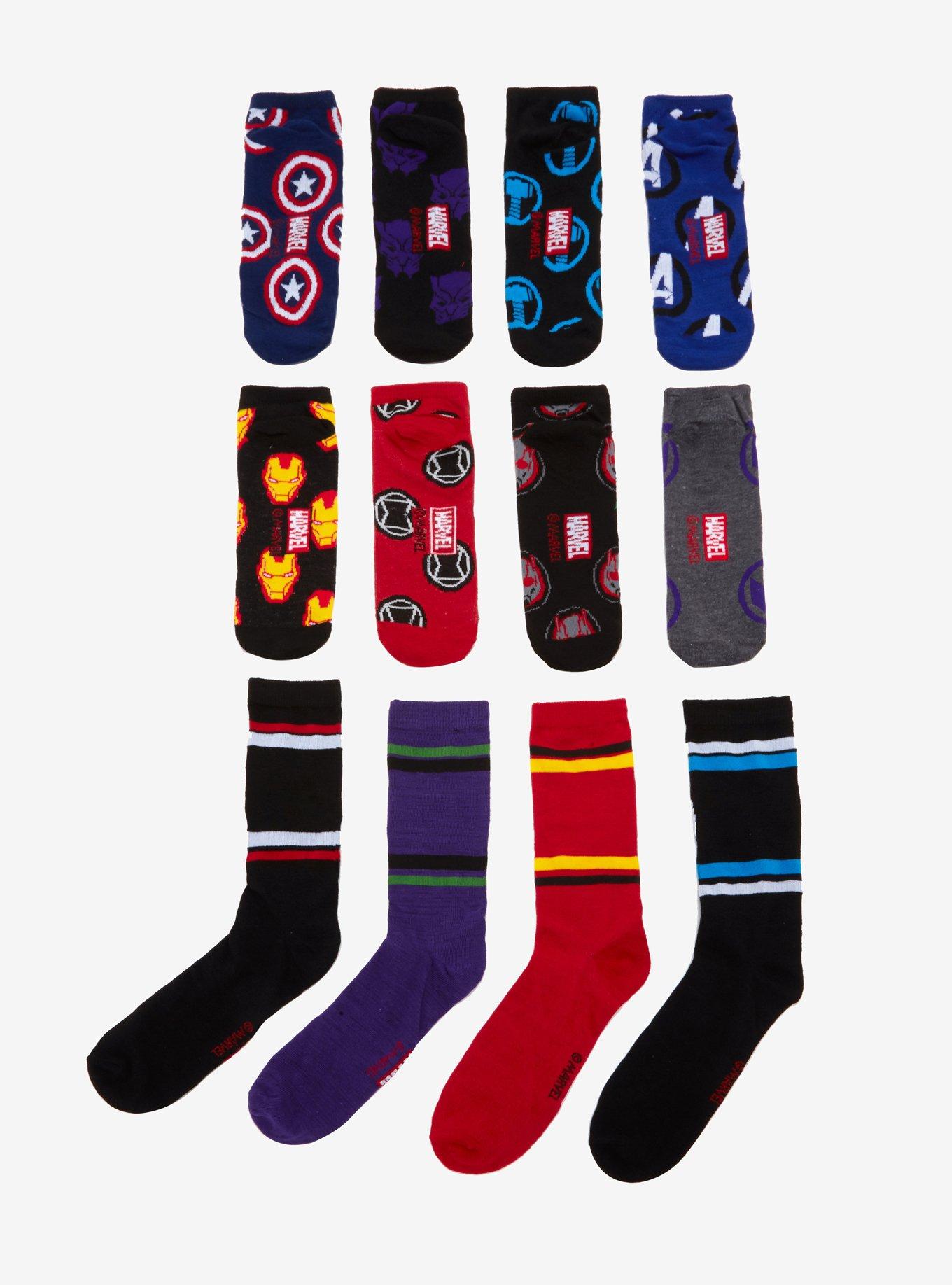 Marvel Avengers 12 Days Of Socks Gift Set, , alternate