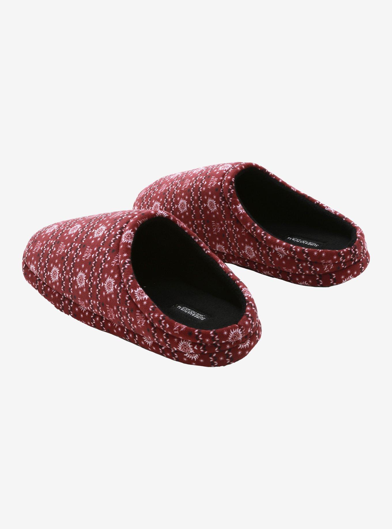 Supernatural Anti-Possession Fair Isle Slippers, MULTI, alternate