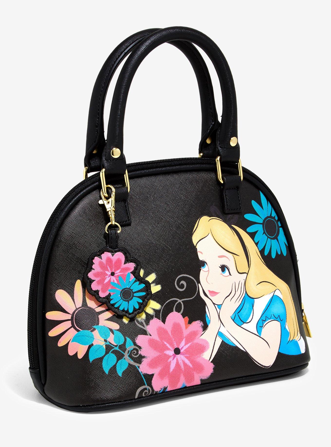 Loungefly Disney Alice In Wonderland Flowers Mini Dome Bag, , alternate