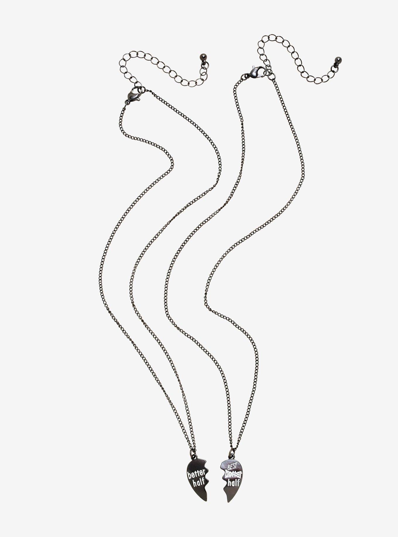 Better Half Best Half BFF Necklace Set - BoxLunch Exclusive, , alternate