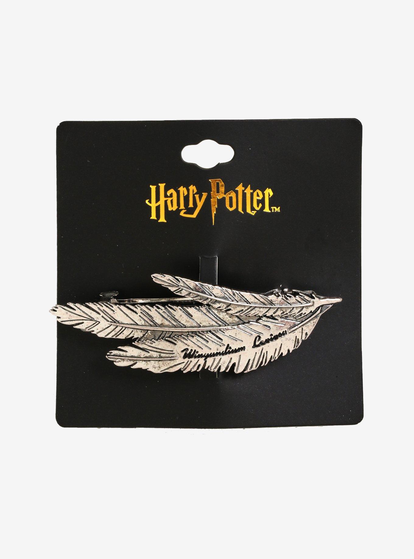 Harry Potter Wingardium Leviosa Feather Hair Barrette - BoxLunch Exclusive, , alternate