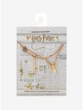 Harry Potter Harry Wand & Stag Patronus Necklace Set - BoxLunch Exclusive, , alternate