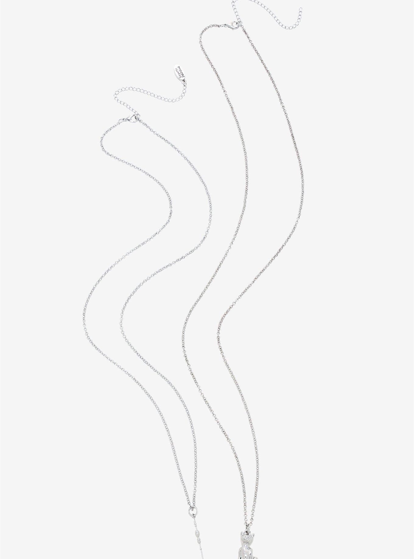 Harry Potter McGonagall Wand & Cat Patronus Necklace Set, , alternate