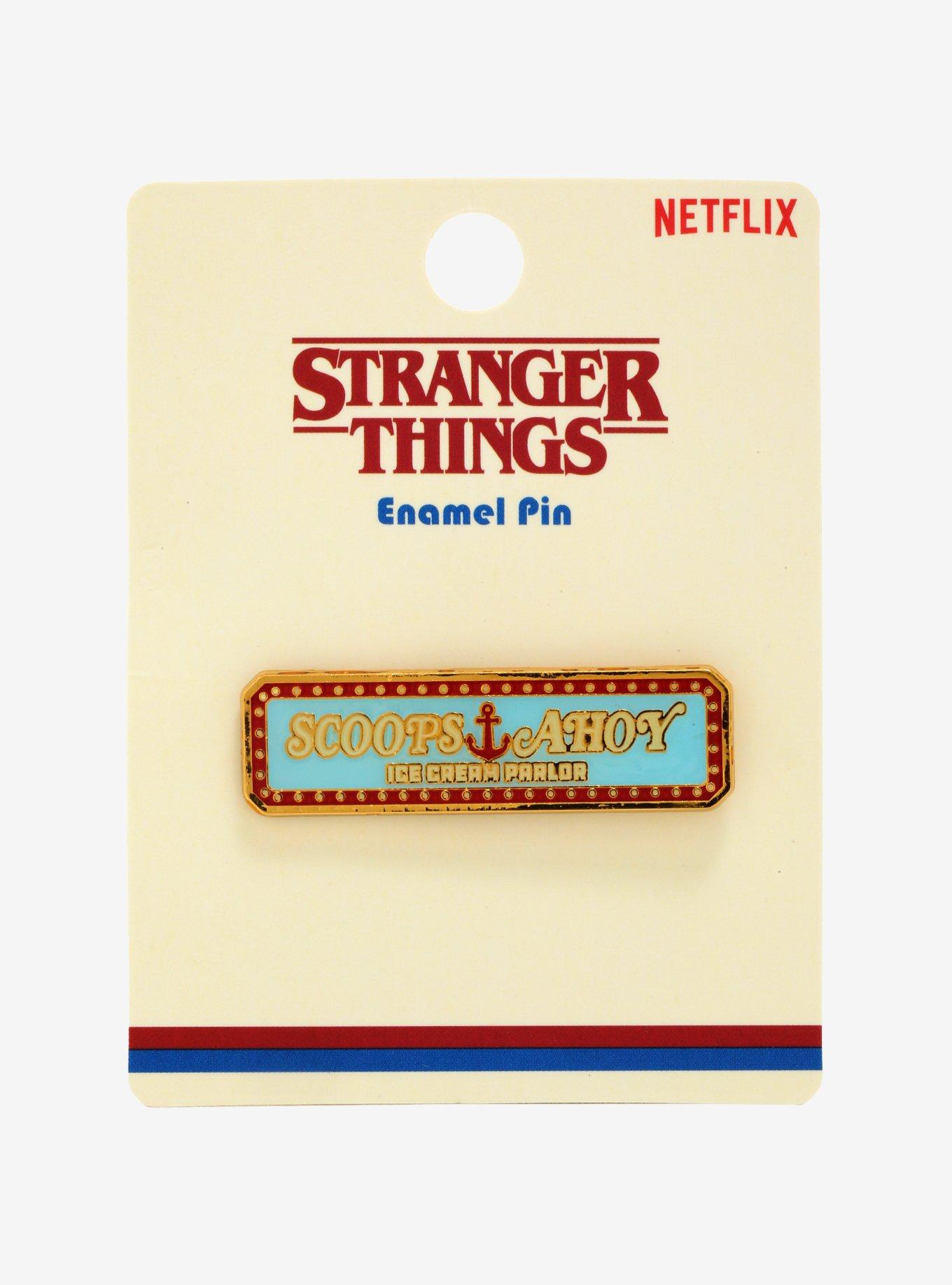 Stranger Things Scoops Ahoy Enamel Pin, , alternate