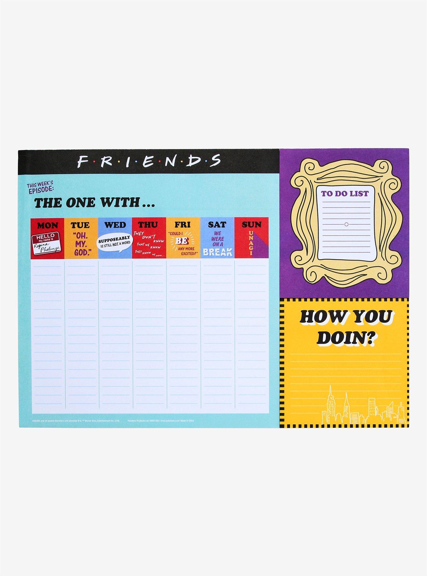 Friends Desk Planner, , alternate