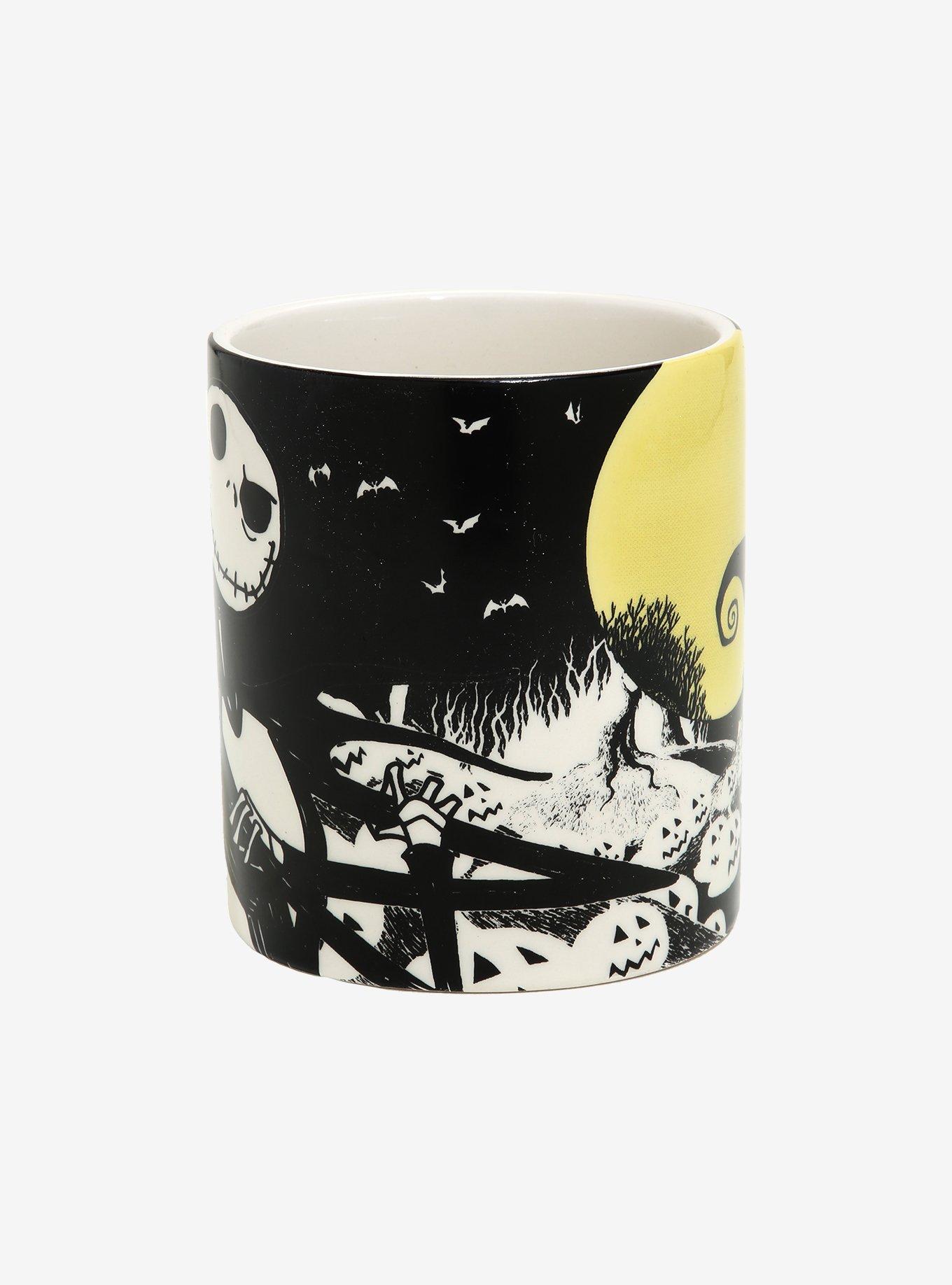 Disney The Nightmare Before Christmas Moonlight Snake Handle Ceramic Mug, , alternate