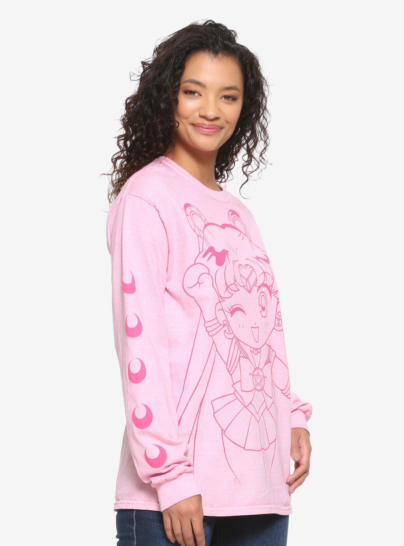 Sailor Moon Tonal Women's Long Sleeve T-Shirt - BoxLunch Exclusive, , alternate