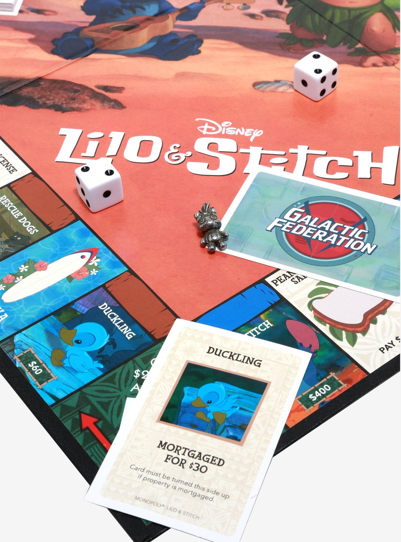 Disney Lilo & Stitch Monopoly Brettspiel (Englische Version!) in