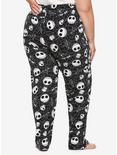 The Nightmare Before Christmas Spiderwebs & Skulls Girls Pajama Pants Plus Size, MULTI, alternate