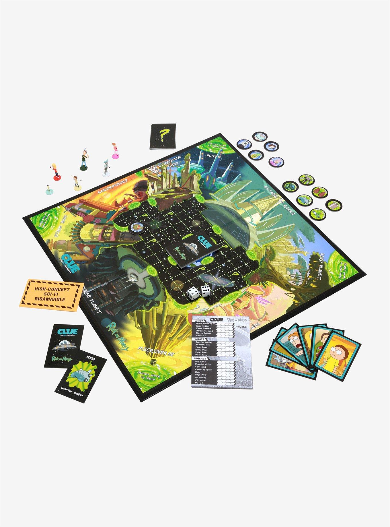 Clue: Rick And Morty Edition Board Game