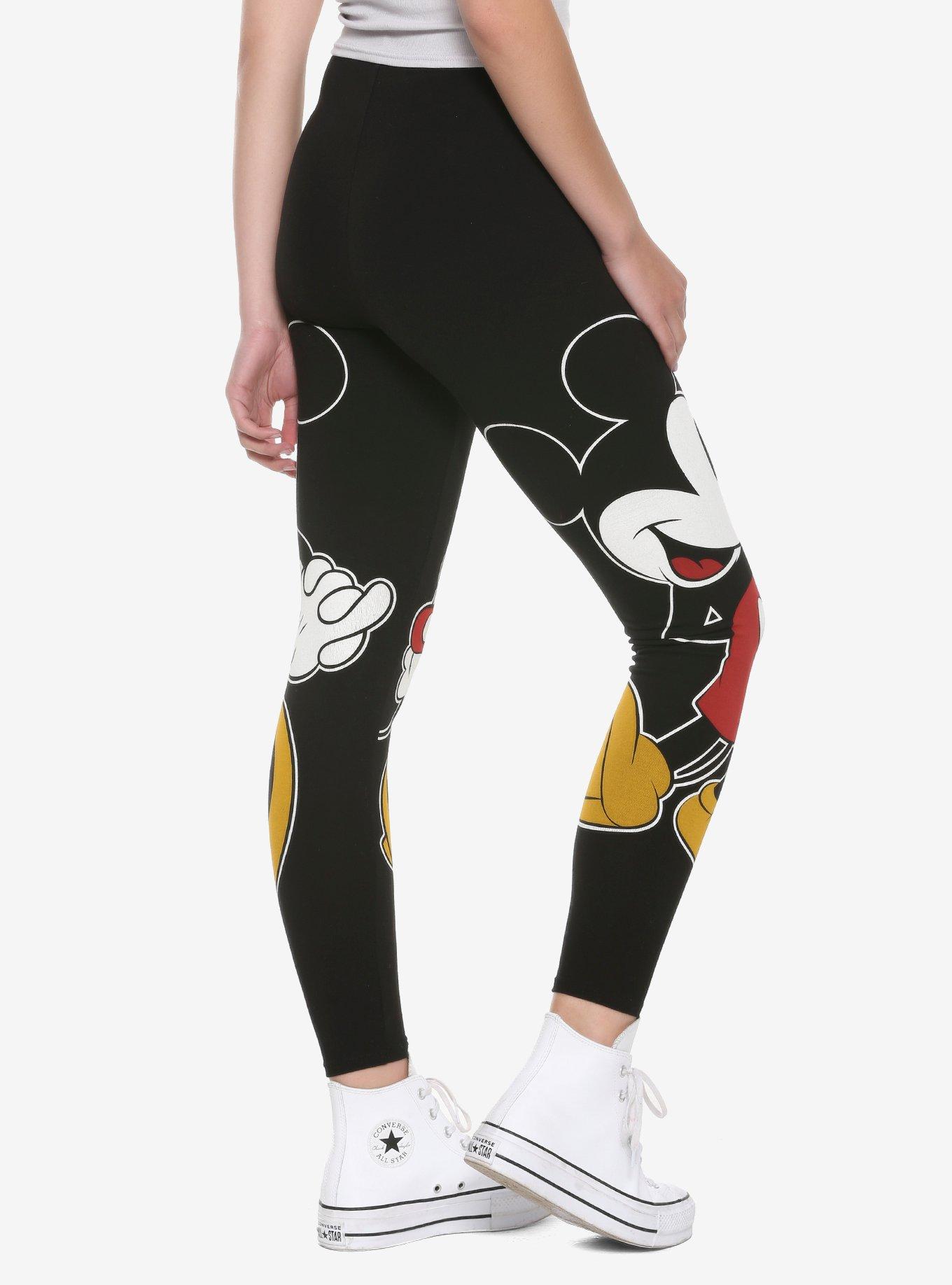 Disney Mickey Mouse & Minnie Mouse Mirrored Leggings, MULTI, alternate