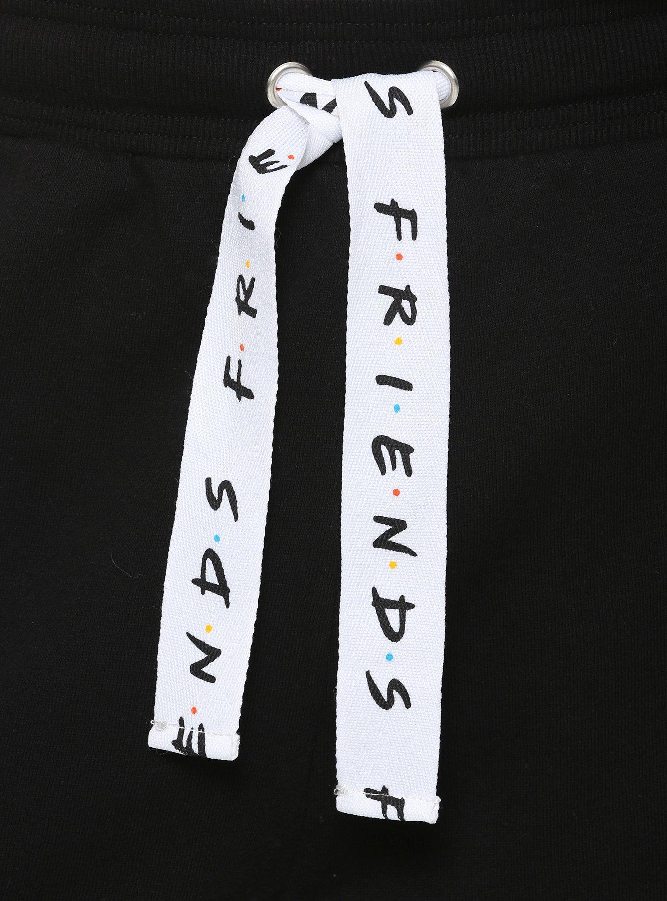 Friends Black Logo Jogger Pants - BoxLunch Exclusive, , alternate