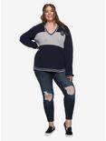 Harry Potter Ravenclaw Hooded Sweater Plus Size, , alternate