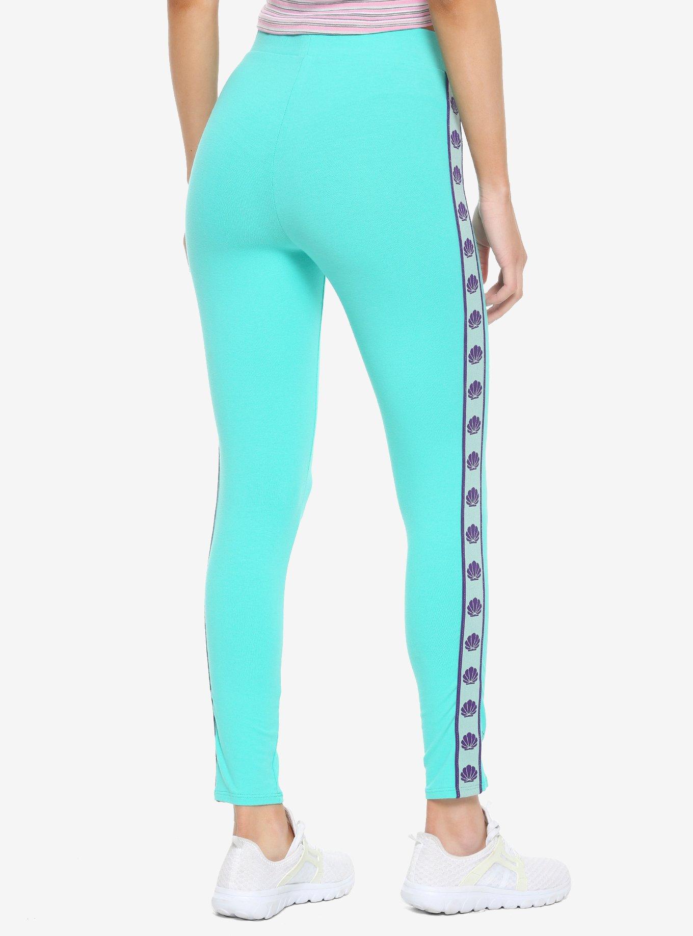 Disney The Little Mermaid Ariel Taped Leggings, TEAL, alternate