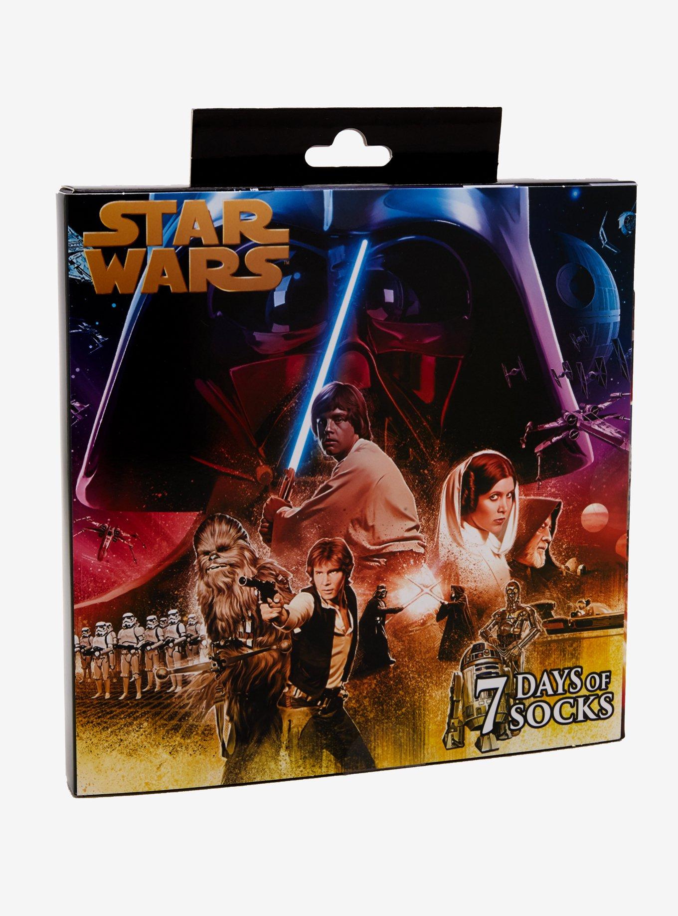 Star Wars 7 Days Of Socks Gift Set, , alternate