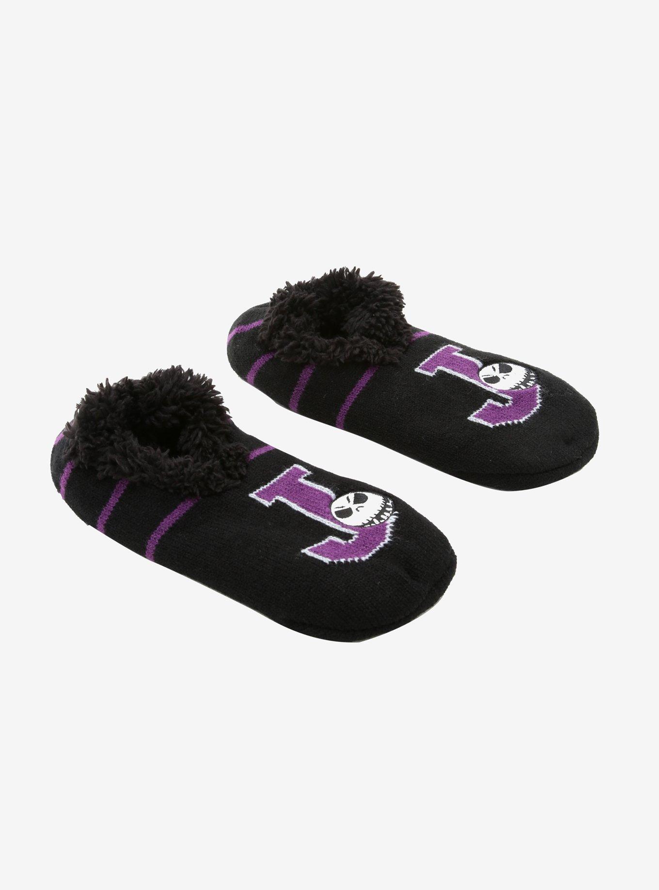 Disney The Nightmare Before Christmas Collegiate Slipper Socks - BoxLunch Exclusive, , alternate