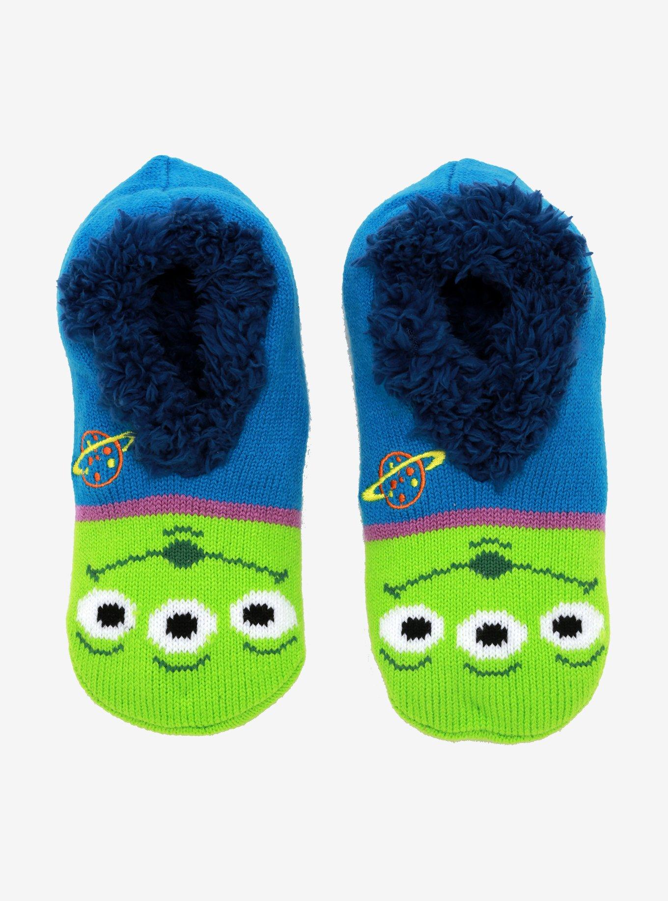 Disney Pixar Toy Story Alien Slipper Socks - BoxLunch Exclusive, , alternate