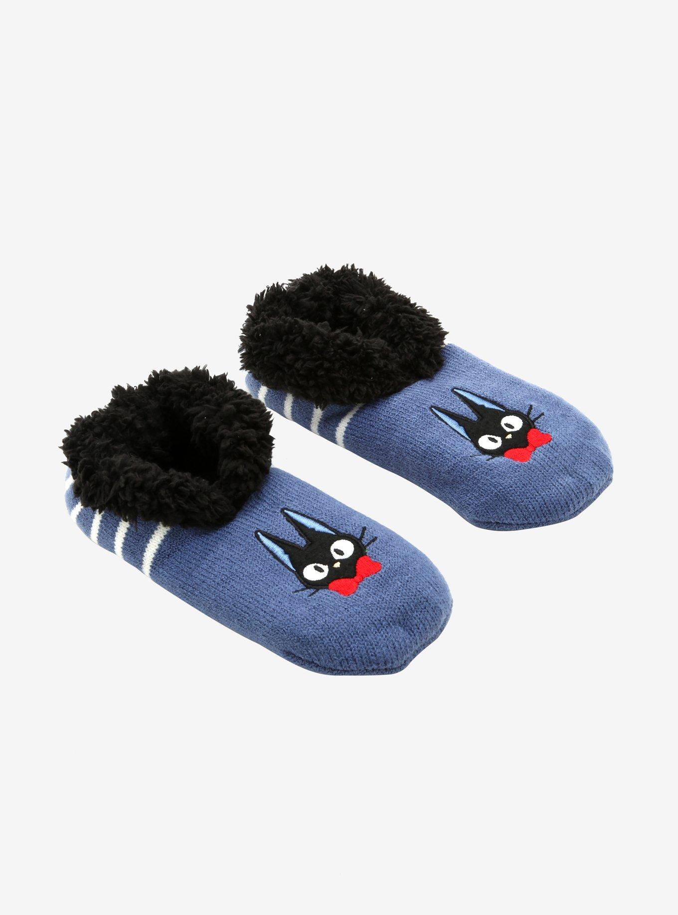 Studio Ghibli Kiki's Delivery Service Jiji Slipper Socks - BoxLunch Exclusive, , alternate