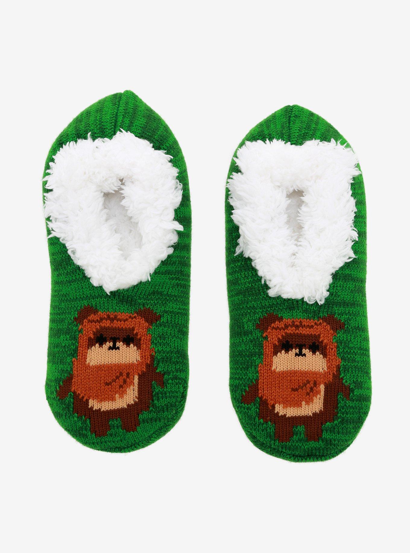 Star Wars Ewok Yub Nub Slipper Socks - BoxLunch Exclusive, , alternate