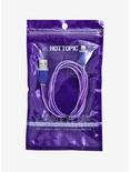 Purple LED Light Up Lightning Charging Cable, , alternate