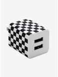 Black & White Checkered LED Wall Charger, , alternate