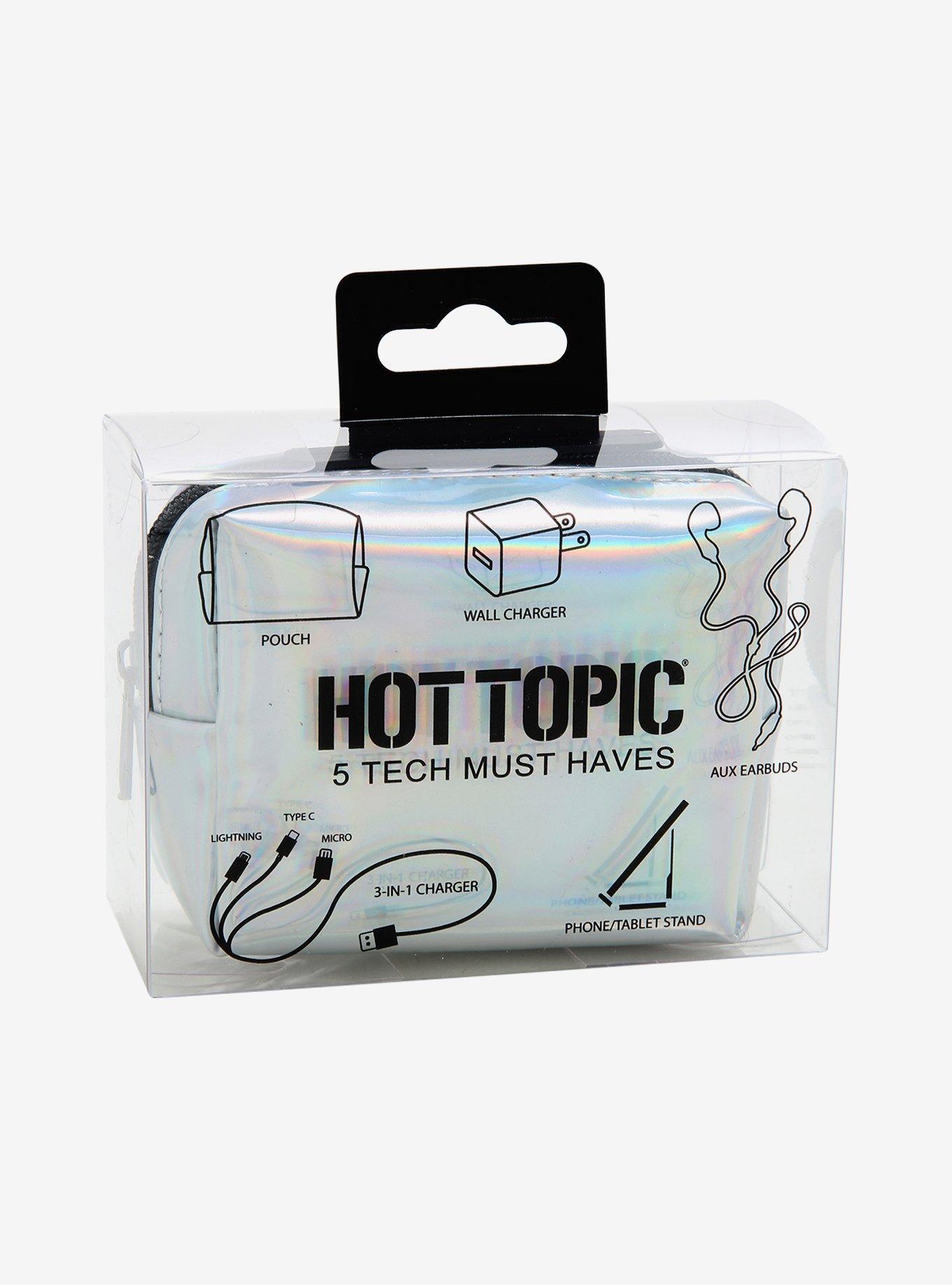 Tech Must-Haves With Iridescent Pouch, , alternate