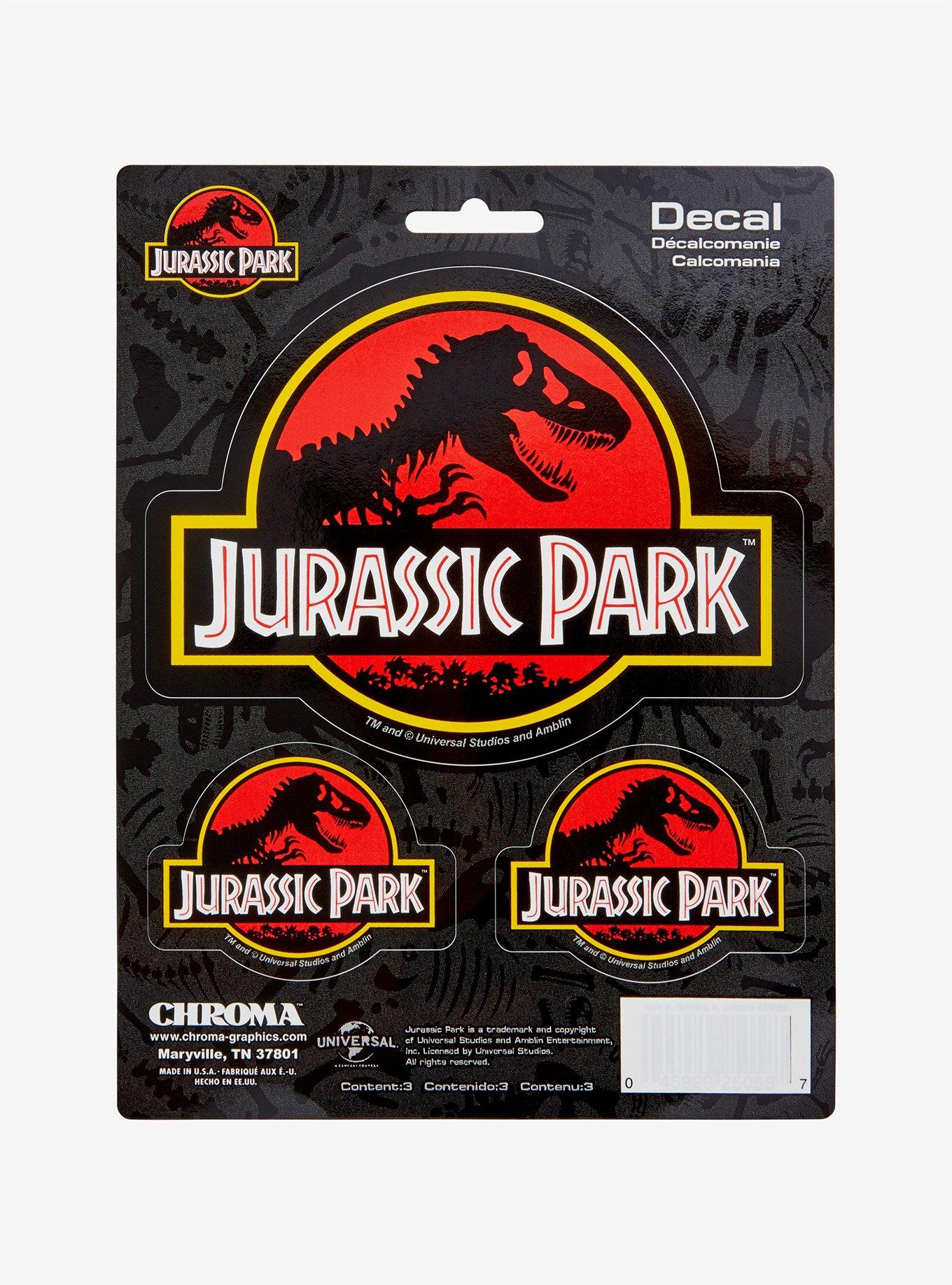 Jurassic Park Logo Decals, , alternate