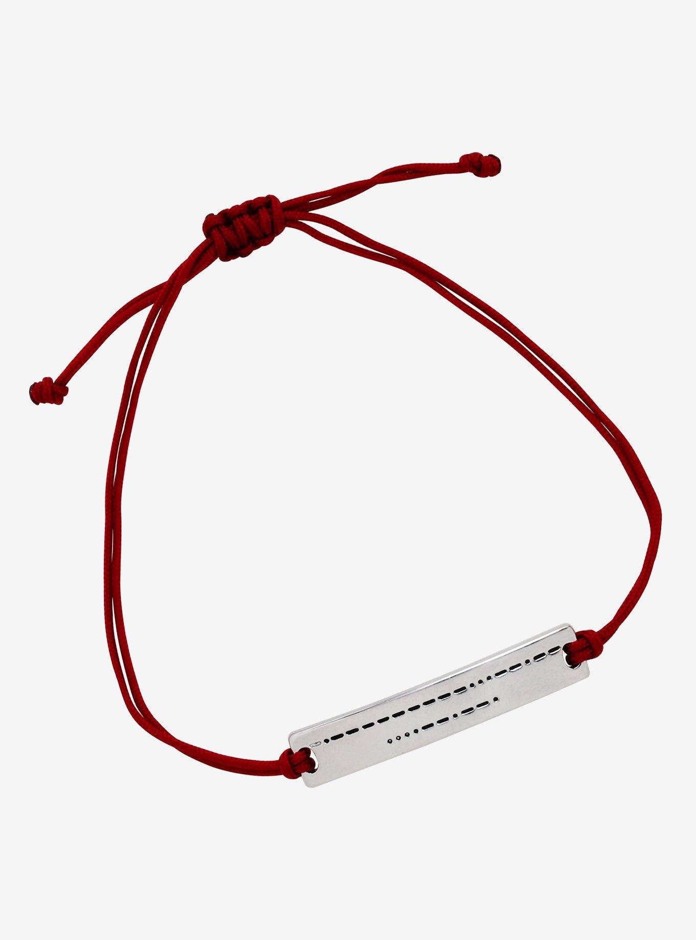 Not Today Morse Code Bracelet - BoxLunch Exclusive, , alternate