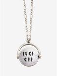 F Off Spinner Necklace - BoxLunch Exclusive, , alternate