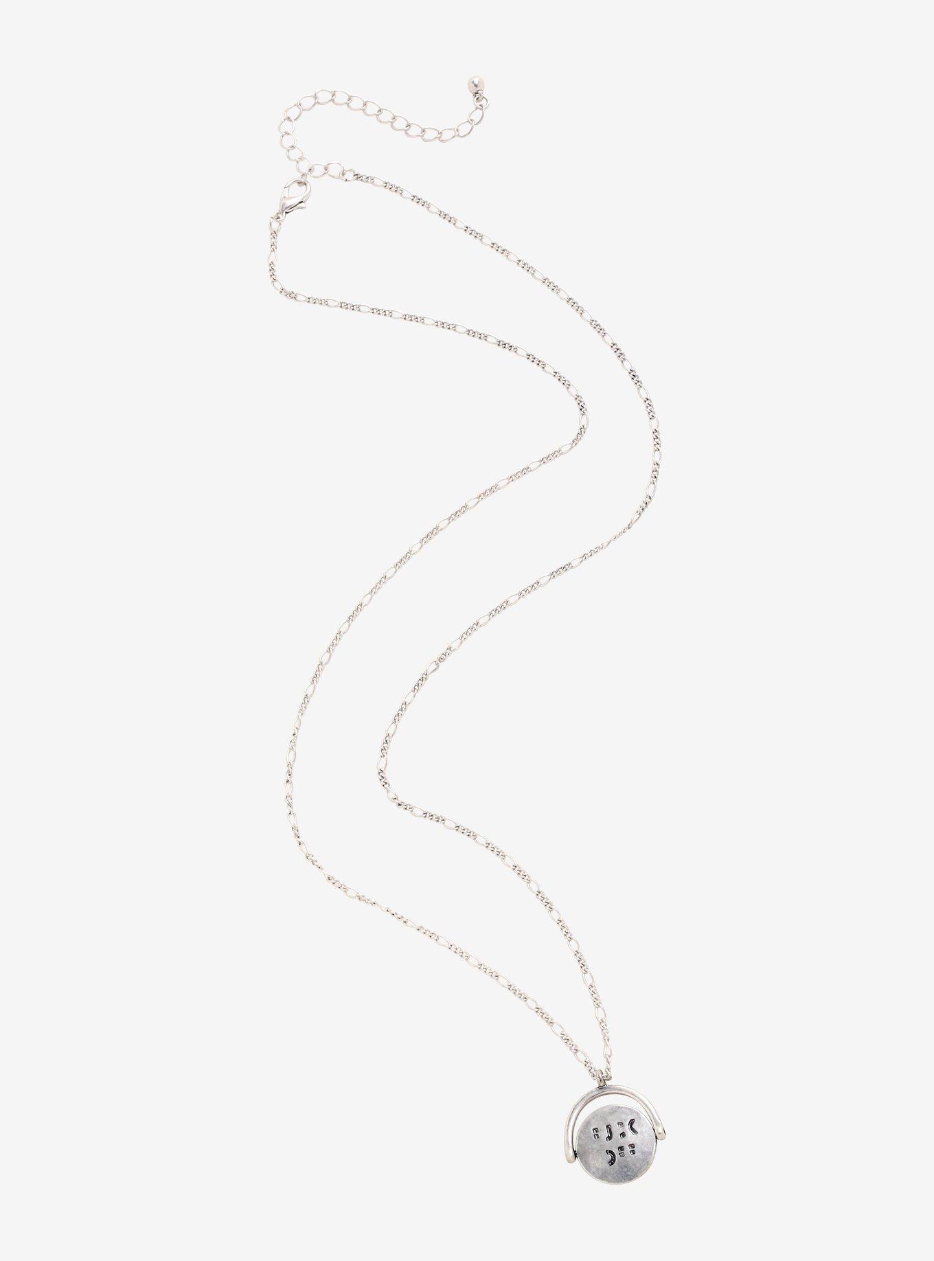 F Off Spinner Necklace - BoxLunch Exclusive, , alternate