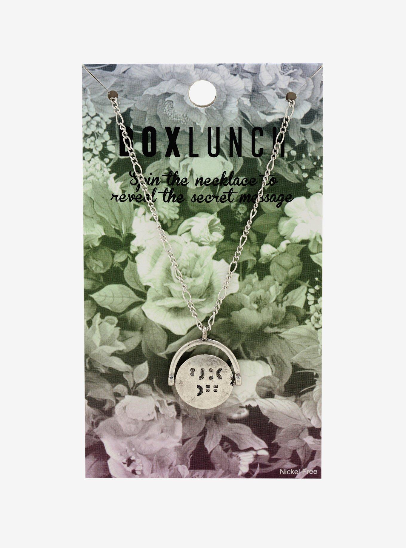 F Off Spinner Necklace - BoxLunch Exclusive, , alternate