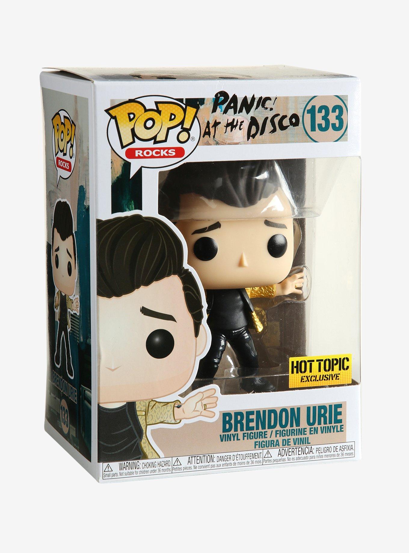 Funko Panic! At The Disco Pop! Rocks Brendon Urie Vinyl Figure Hot Topic Exclusive, , alternate