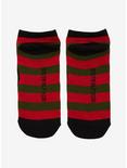 A Nightmare On Elm Street Freddy Sweater No-Show Socks, , alternate