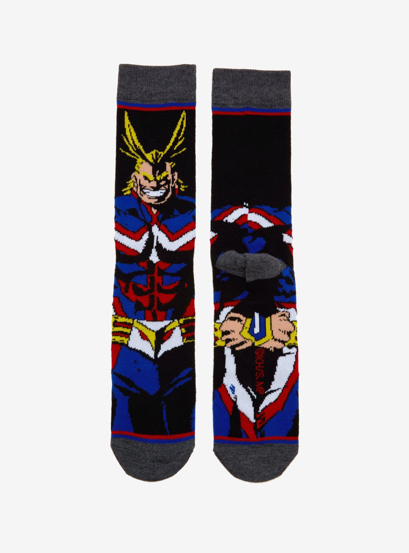 My Hero Academia All Might Crew Socks, , alternate