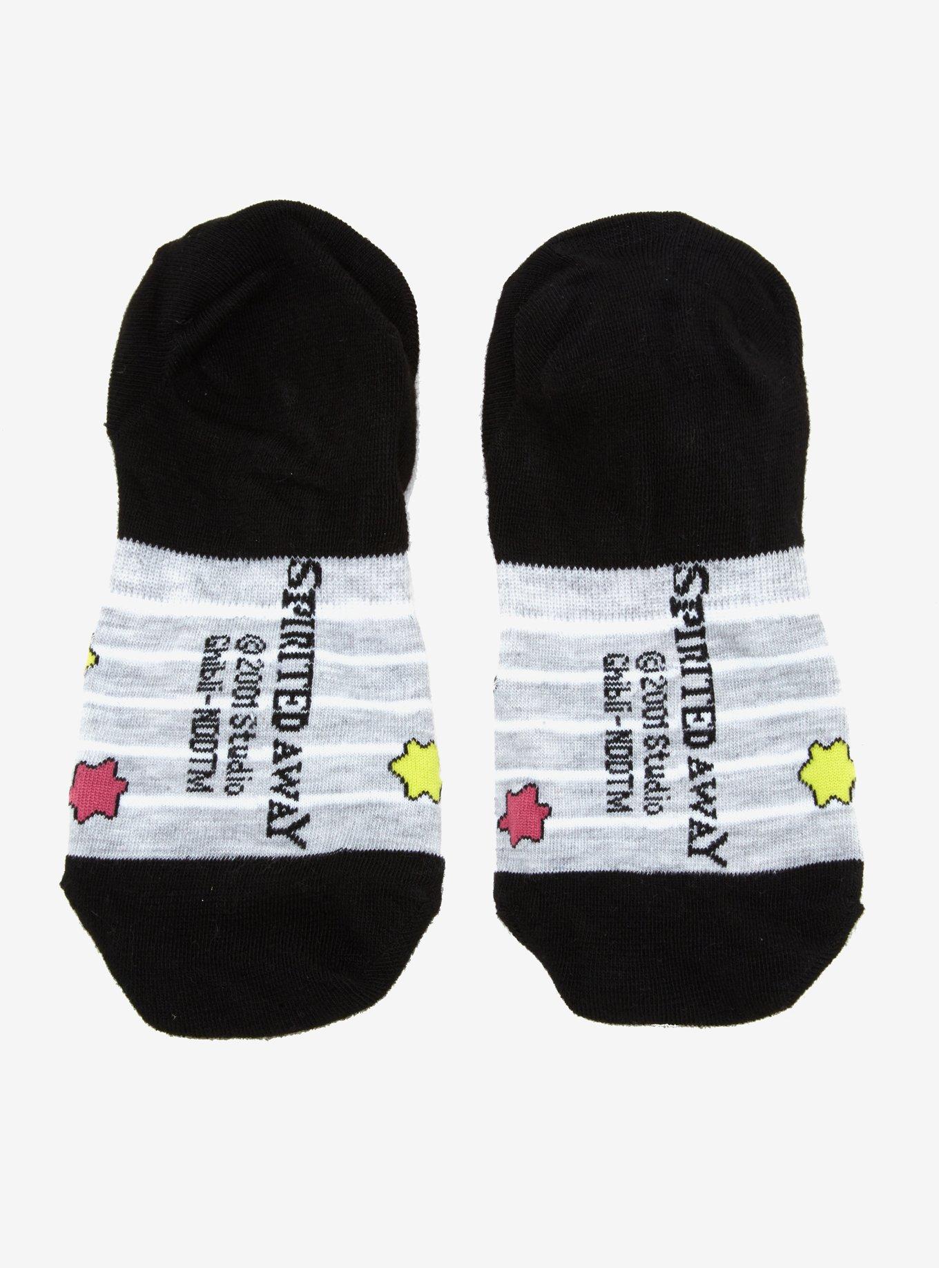 Studio Ghibli Spirited Away Soot Sprites No-Show Socks, , alternate