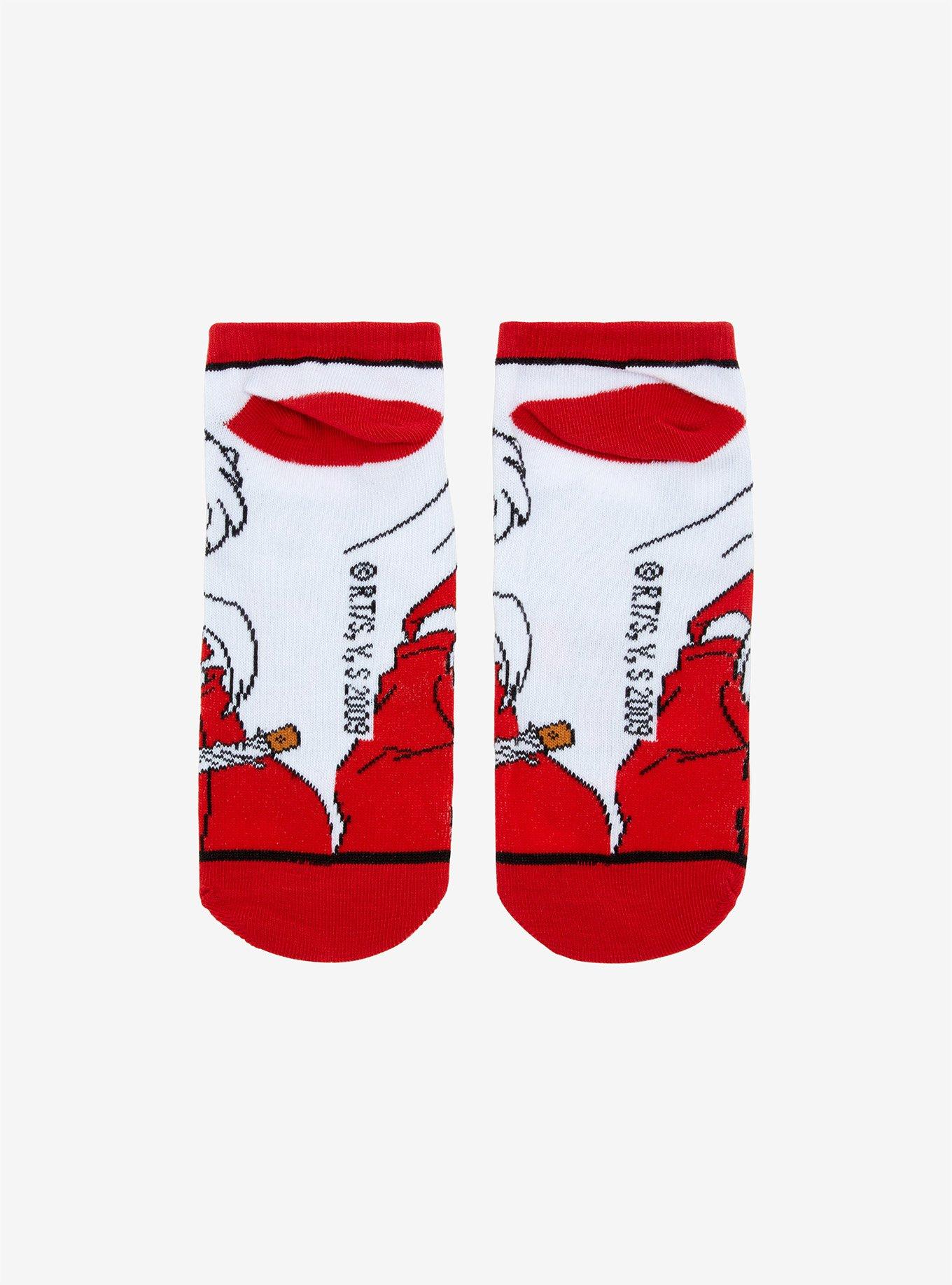 Inuyasha No-Show Socks, , alternate