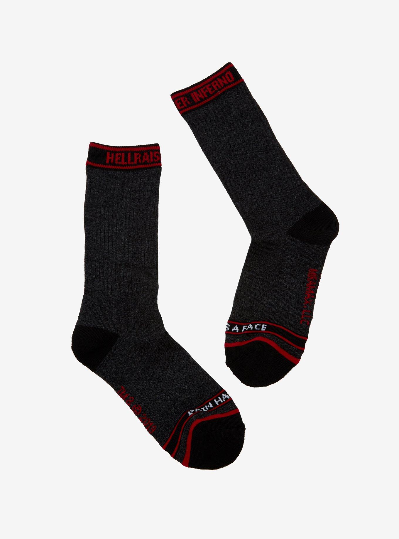 Hellraiser: Inferno Crew Socks, , alternate