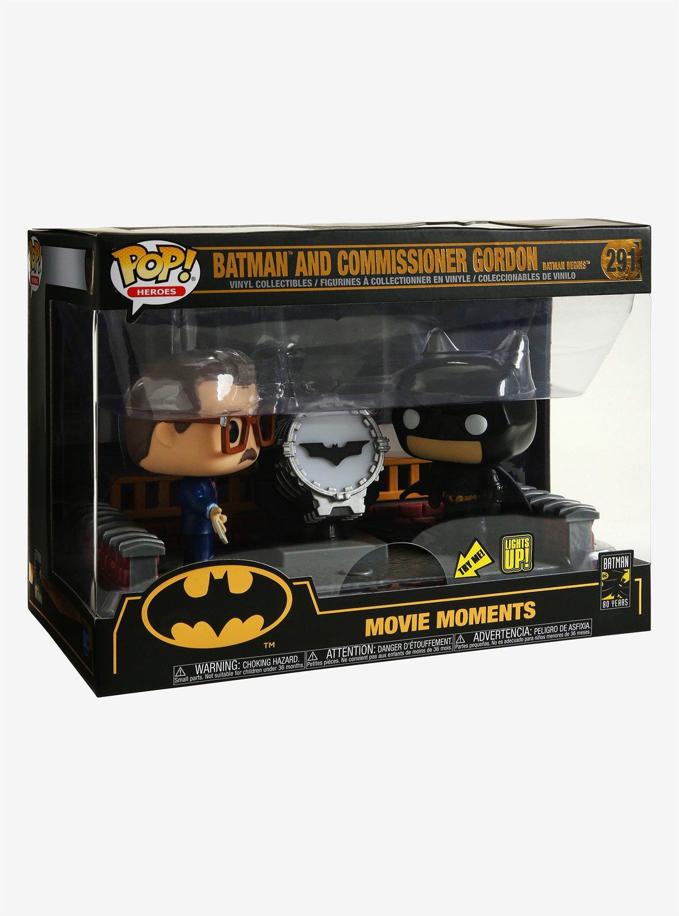 Funko DC Comics Pop! Heroes Movie Moments Batman And Commissioner Gordon Batman Begins Vinyl Collectibles, , alternate