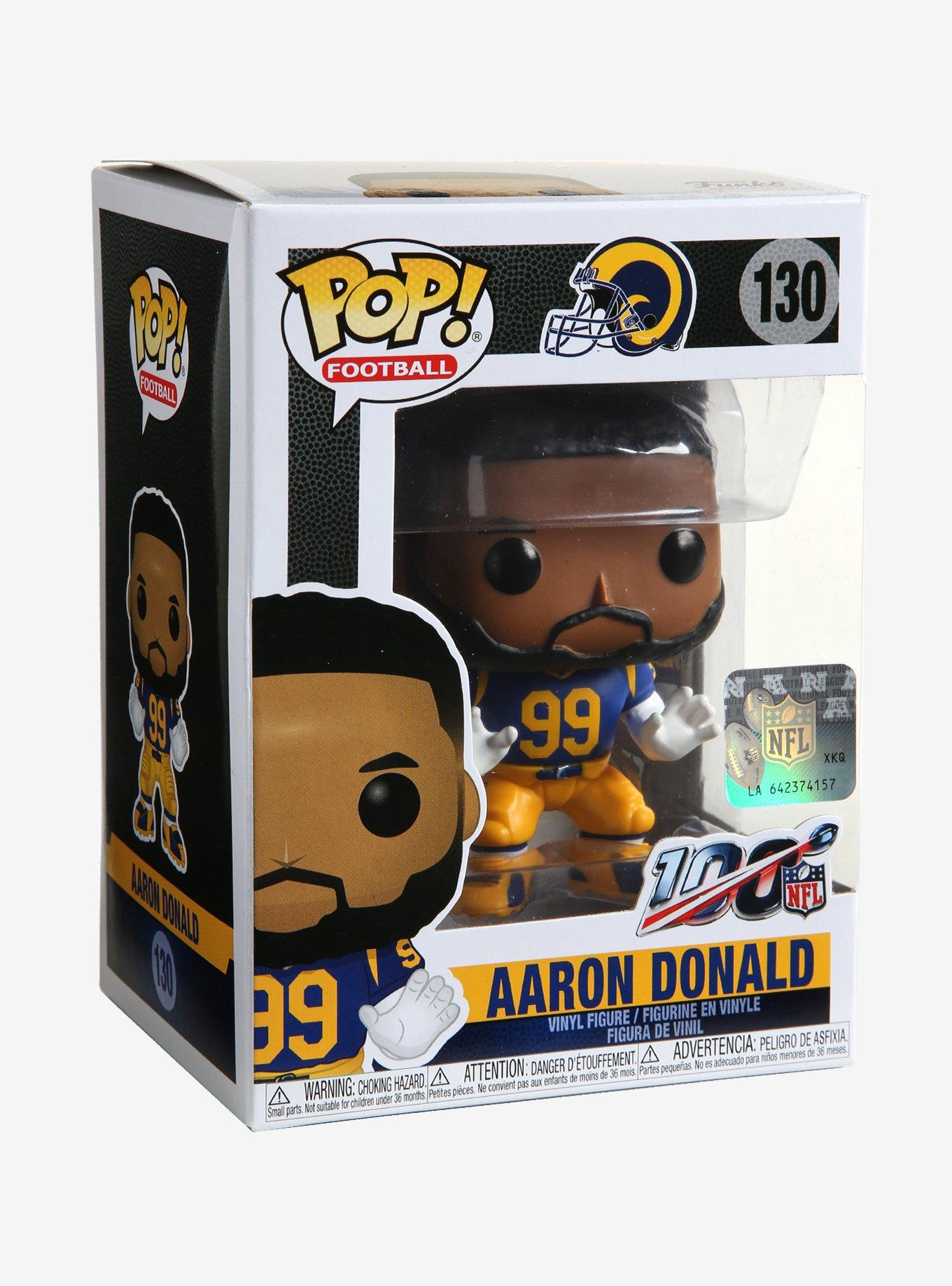 Funko NFL Rams Pop! Football Aaron Donald Vinyl Figure, , alternate