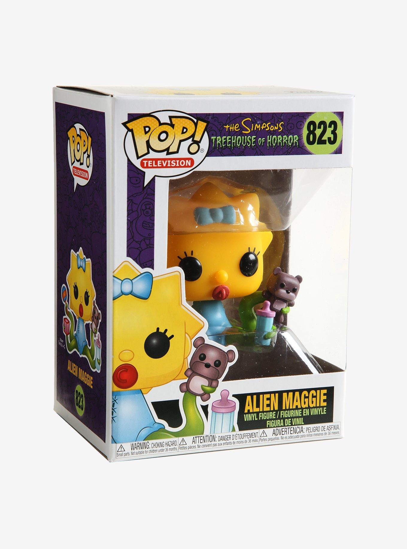 Funko The Simpsons Treehouse Of Horror Pop! Television Alien Maggie Vinyl Figure, , alternate