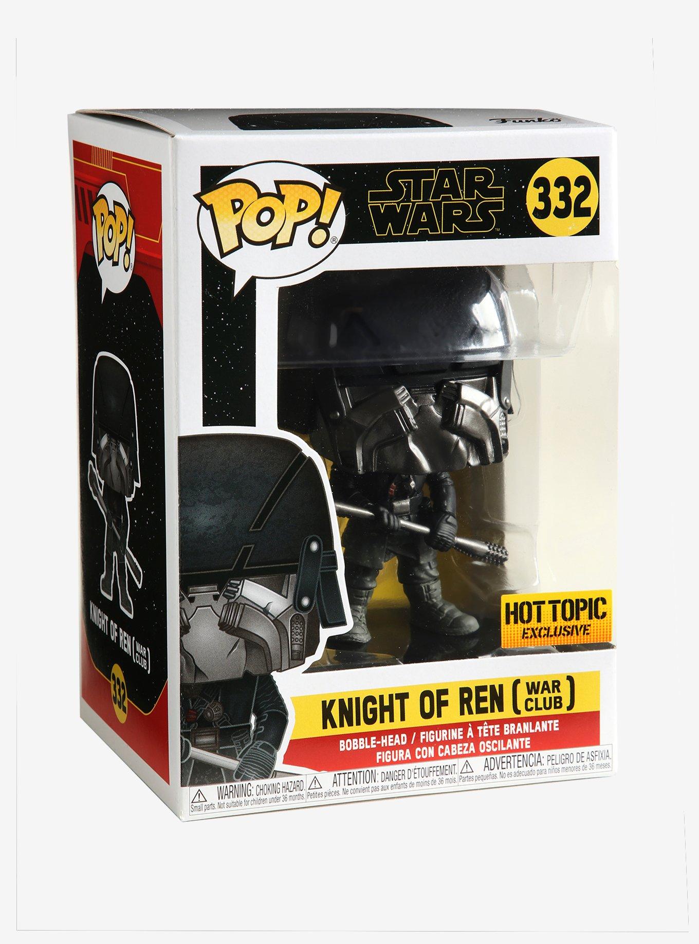 Funko Star Wars: The Rise Of Skywalker Pop! Knight Of Ren (War Club) Vinyl Bobble-Head Hot Topic Exclusive, , alternate