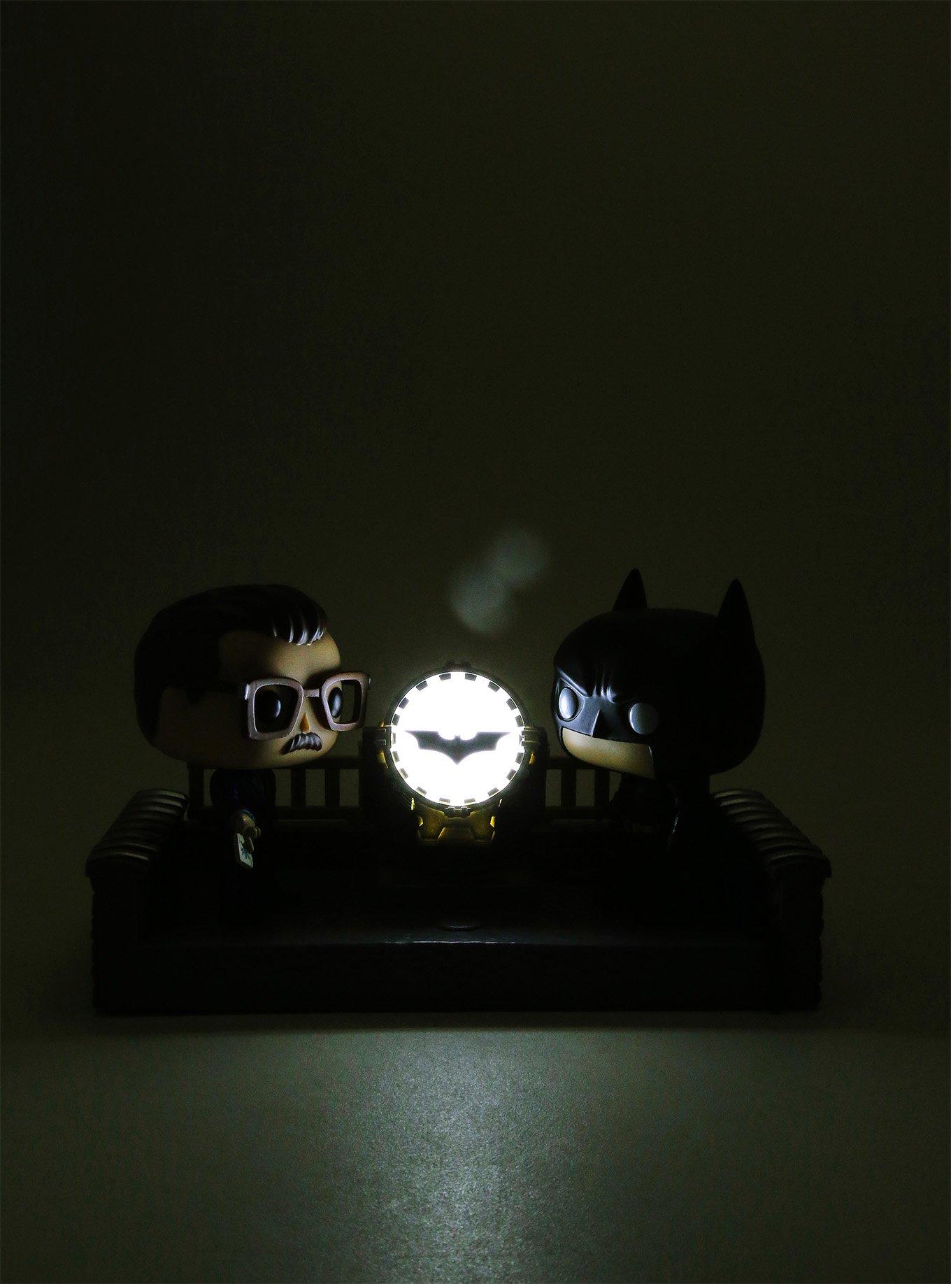 Funko Pop! Movie Moments DC Comics Batman and Commissioner Gordon (Batman Begins) 80th Anniversary Light-Up Vinyl Collectibles, , alternate
