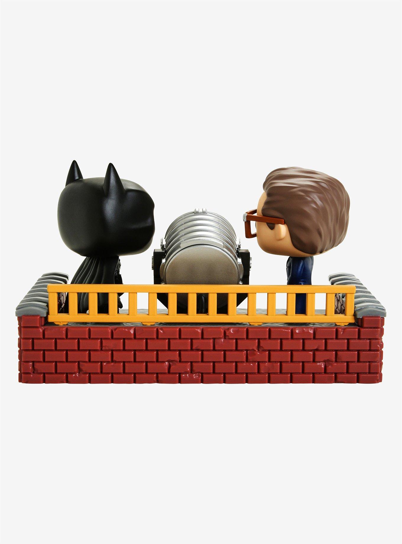 Funko Pop! Movie Moments DC Comics Batman and Commissioner Gordon (Batman Begins) 80th Anniversary Light-Up Vinyl Collectibles, , alternate