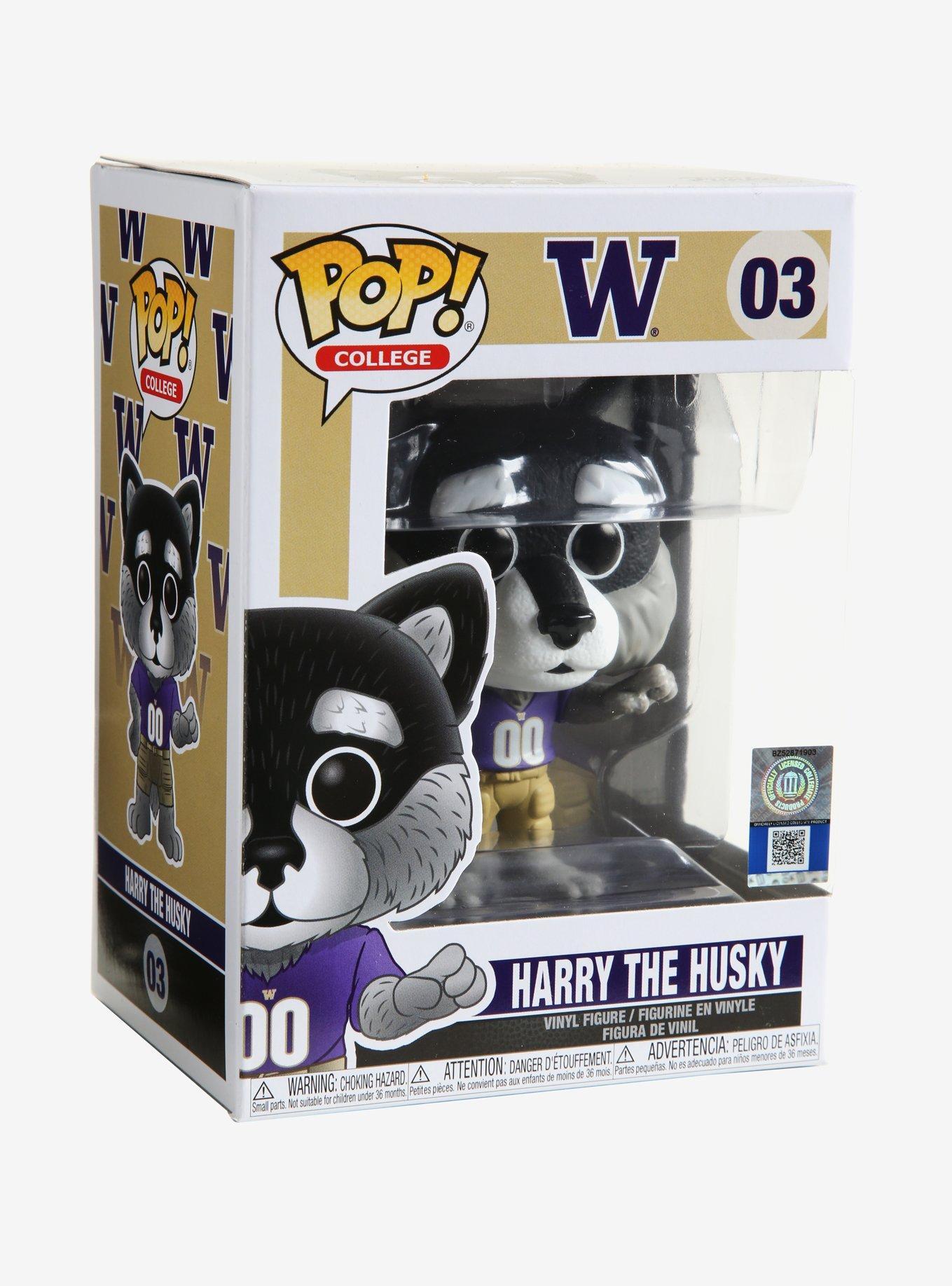 Funko Pop! College: University of Washington Harry the Husky Vinyl Figure, , alternate